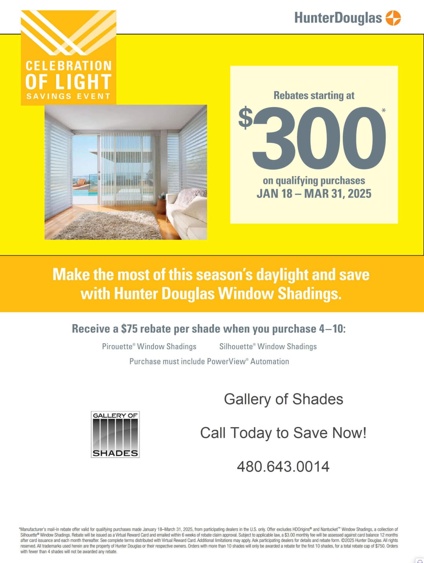 Gallery Of Shades Hunter Douglas Rebates 2025