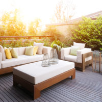 outdoor living space Gallery of Shades